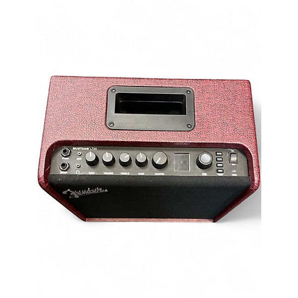 Used 2024 Fender mustang LT25 Wine Guitar Combo Amp