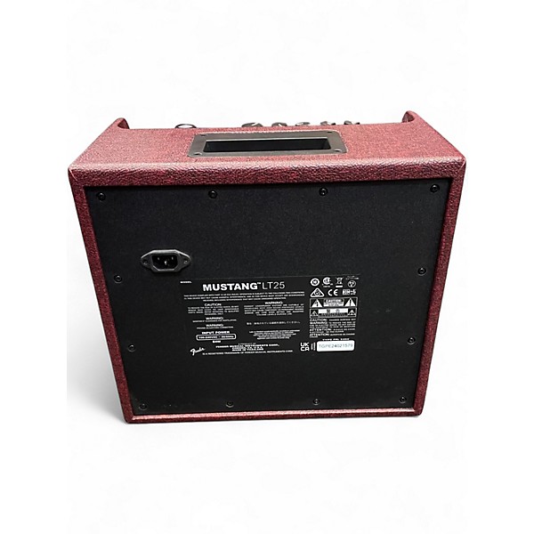 Used 2024 Fender mustang LT25 Wine Guitar Combo Amp
