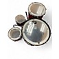 Used Ludwig 4 Piece Accent Orange Sparkle Drum Kit thumbnail