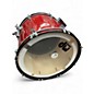 Used Ludwig 4 Piece Accent Orange Sparkle Drum Kit