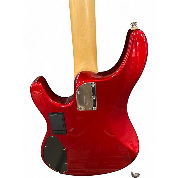 Used Sterling by Music Man Stingray SB14 Candy Apple Red Electric Bass Guitar