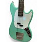 Used Squier Mustang Surf Green Electric Bass Guitar
