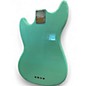 Used Squier Mustang Surf Green Electric Bass Guitar