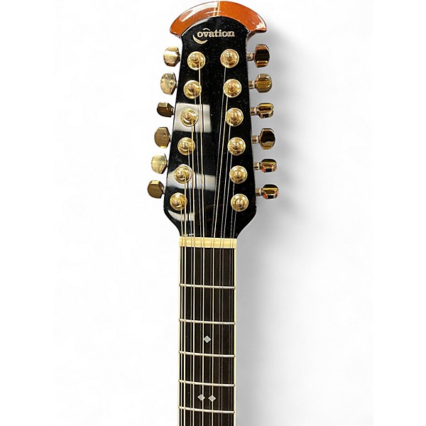 Used Ovation 2056AX5 Legend Black 12 String Acoustic Electric Guitar