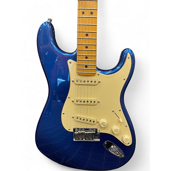 Used Fender American Ultra Stratocaster BLUE SPARKLE Solid Body Electric Guitar