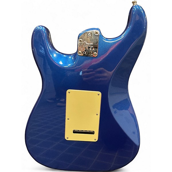 Used Fender American Ultra Stratocaster BLUE SPARKLE Solid Body Electric Guitar