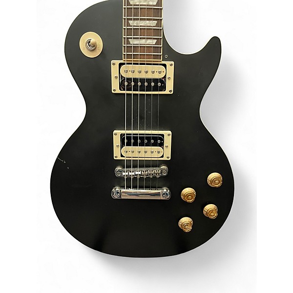 Used Epiphone Les Paul Traditional Pro Ebony Solid Body Electric Guitar