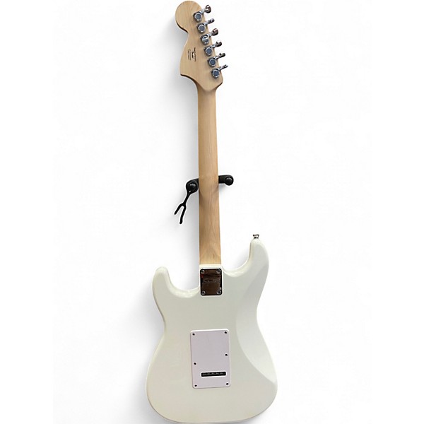 Used Squier Standard Stratocaster WHITE Solid Body Electric Guitar