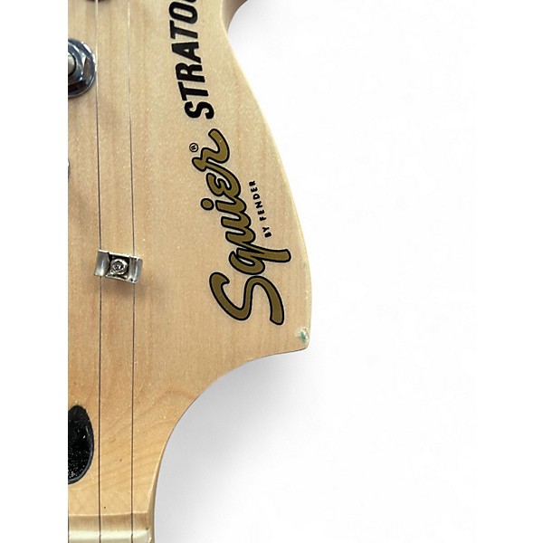 Used Squier Standard Stratocaster WHITE Solid Body Electric Guitar