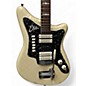 Vintage 1960s EKO 500 V4 White Solid Body Electric Guitar
