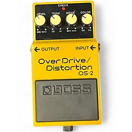 Used BOSS OS2 Overdrive Distortion Effect Pedal