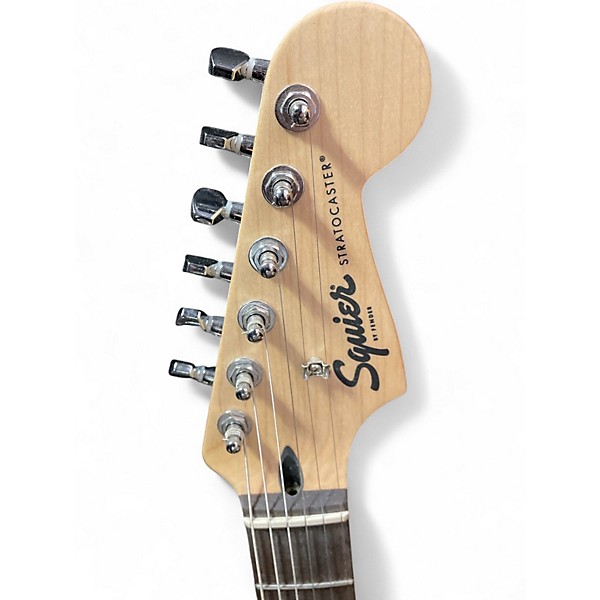 Used Squier Affinity Stratocaster White Solid Body Electric Guitar