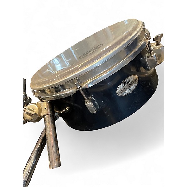 Used Pearl 4 Piece Rhythm Traveler Compact Black Drum Kit