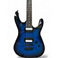 Used Dean MDX X Transparent Blue Burst Solid Body Electric Guitar