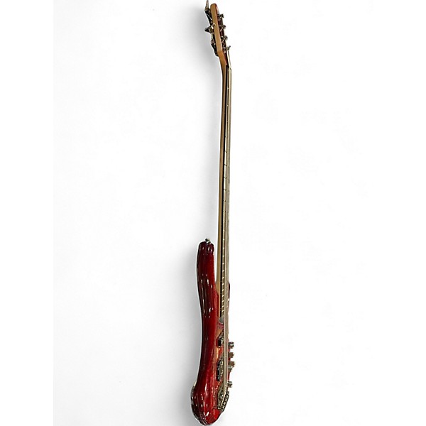 Used MTD Kingston Z5 Bass Guitar Red Electric Bass Guitar