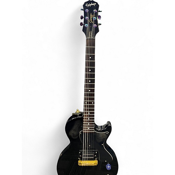 Used Epiphone Les Paul Junior Black Solid Body Electric Guitar