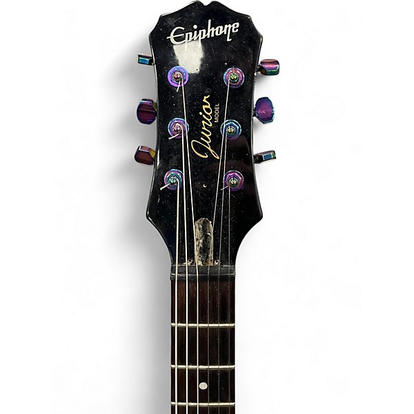 Used Epiphone Les Paul Junior Black Solid Body Electric Guitar