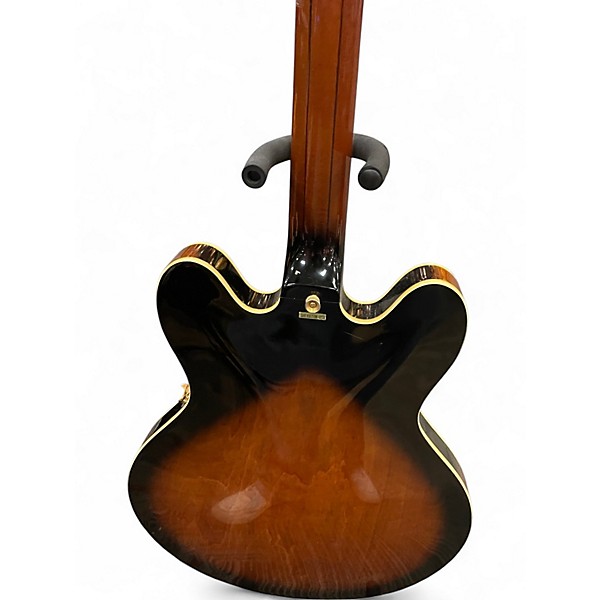 Used 1988 Epiphone Sheraton 2 Color Sunburst Hollow Body Electric Guitar