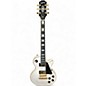 Used 2024 Epiphone Les Paul Custom Alpine White Solid Body Electric Guitar thumbnail