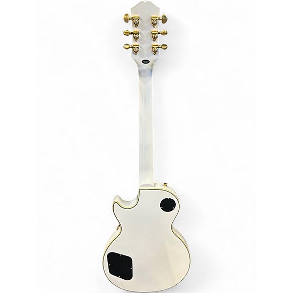 Used 2024 Epiphone Les Paul Custom Alpine White Solid Body Electric Guitar