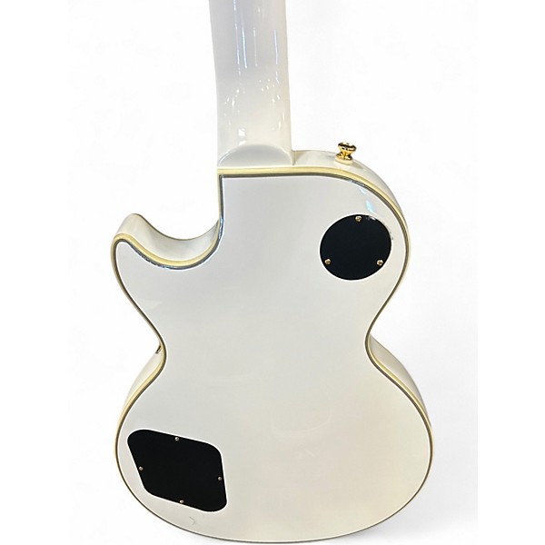 Used 2024 Epiphone Les Paul Custom Alpine White Solid Body Electric Guitar