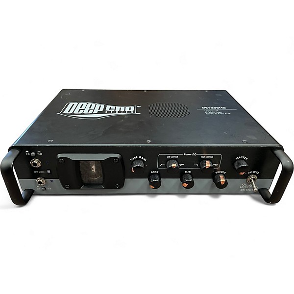 Used Kustom DE1200HD 1,200W Tube Hybrid Bass Amp Head