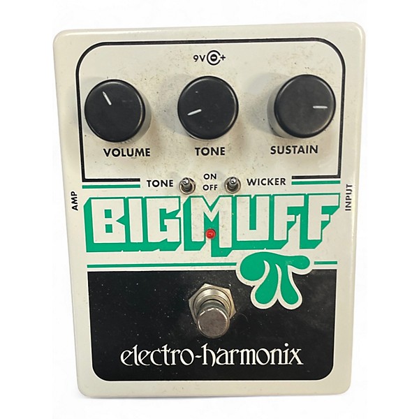 Used Electro-Harmonix Big Muff Pi with Tone Wicker Distortion Effect Pedal