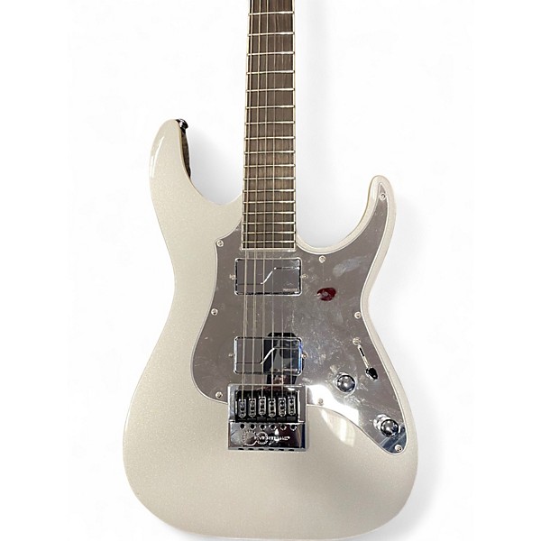 Used ESP LTD Ken Susi KS-M6 Metallic Silver Solid Body Electric Guitar