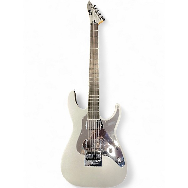 Used ESP LTD Ken Susi KS-M6 Metallic Silver Solid Body Electric Guitar