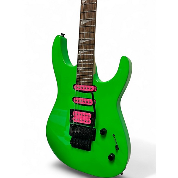 Used Jackson DK3XR Neon Green Solid Body Electric Guitar