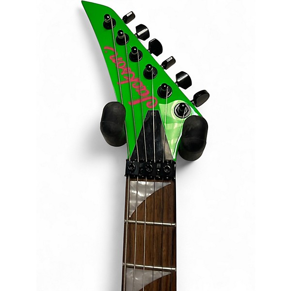 Used Jackson DK3XR Neon Green Solid Body Electric Guitar