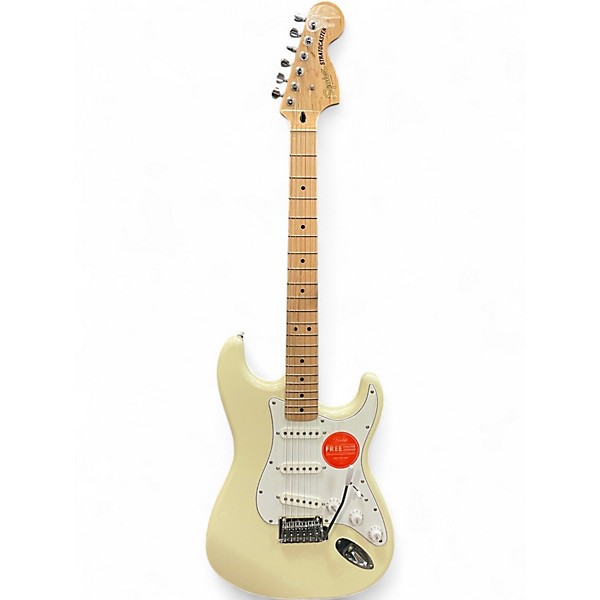 Used Squier Affinity Stratocaster Olympic White Solid Body Electric Guitar