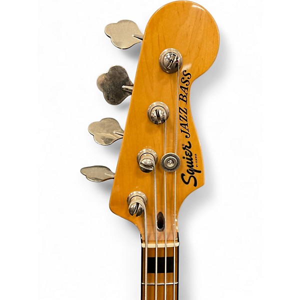 Used Squier Classic Vibe 70s Jazz Bass Natural Electric Bass Guitar