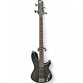 Used Ibanez SRX3E Trans Black Electric Bass Guitar
