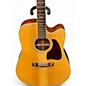 Used Ibanez aw300ce Natural Acoustic Guitar