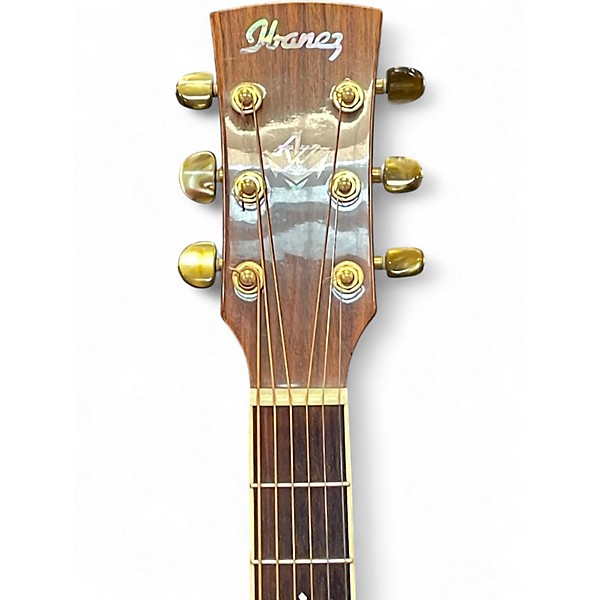 Used Ibanez aw300ce Natural Acoustic Guitar