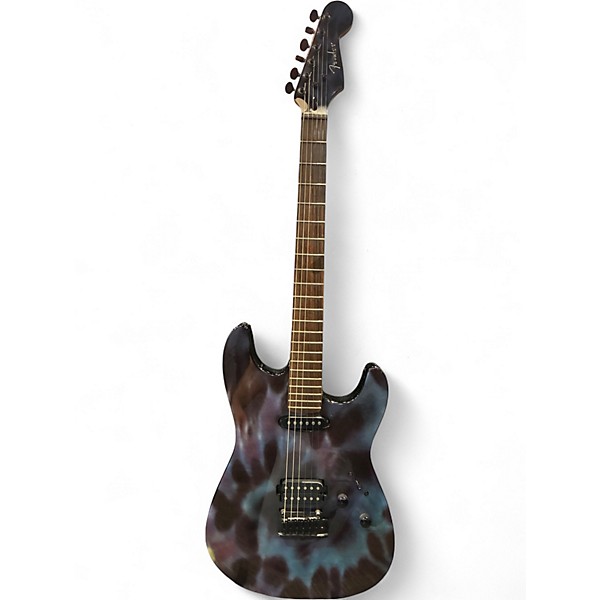 Vintage 1991 Fender Band of Gypsy’s Tye-Dye Solid Body Electric Guitar