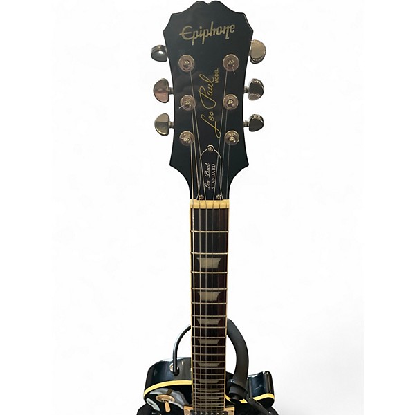 Used Epiphone Les Paul Standard Black Solid Body Electric Guitar