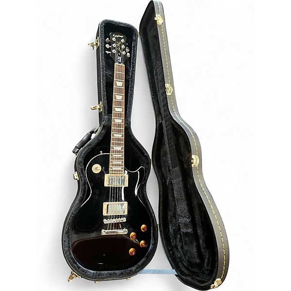 Used Epiphone Les Paul Standard Black Solid Body Electric Guitar