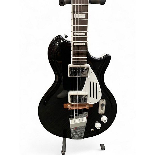 Used Supro 1575JB Black Holiday Black Solid Body Electric Guitar