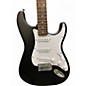Used Squier Stratocaster Satin Black Solid Body Electric Guitar