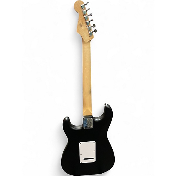 Used Squier Stratocaster Satin Black Solid Body Electric Guitar