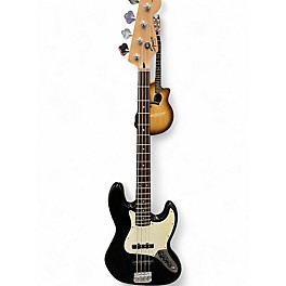 Used Squier Affinity J Bass Black Electric Bass Guitar