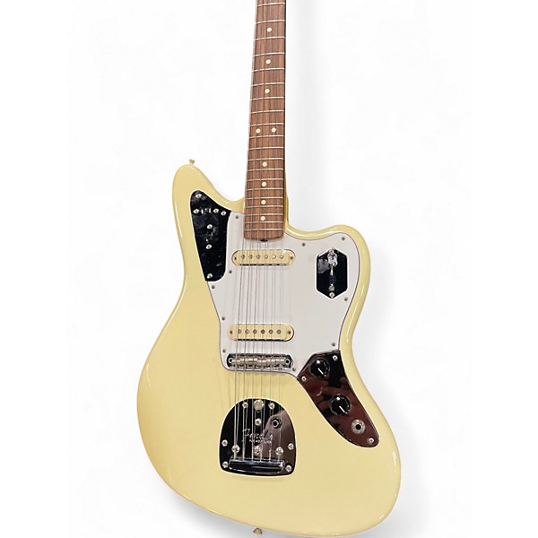 Used Fender Johnny Marr Signature Jaguar White Solid Body Electric Guitar