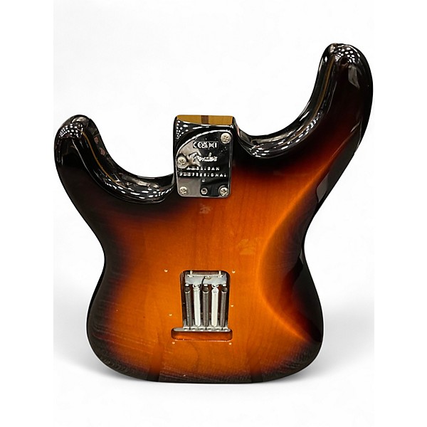 Used Fender American Professional II Stratocaster 3 Color Sunburst Solid Body Electric Guitar