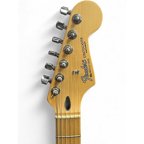 Used Fender STRATOCASTER SINGLE HUMBUCKER Black Solid Body Electric Guitar
