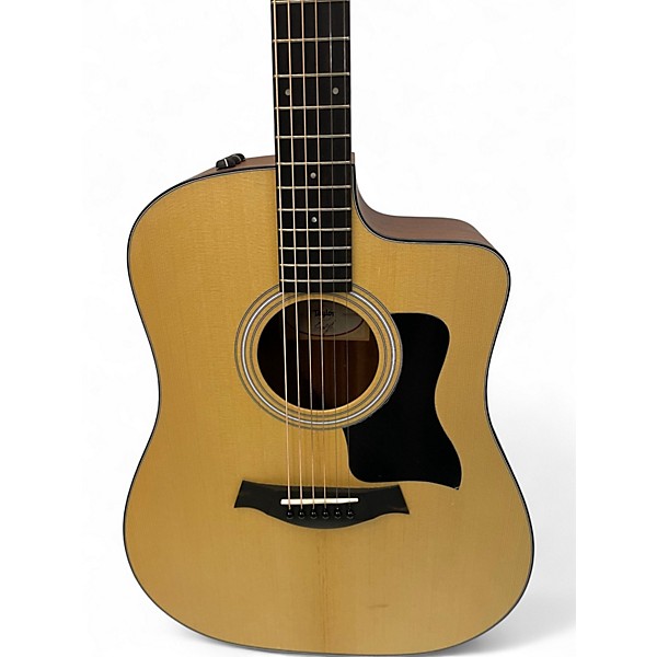 Used Taylor 110CE Natural Acoustic Electric Guitar