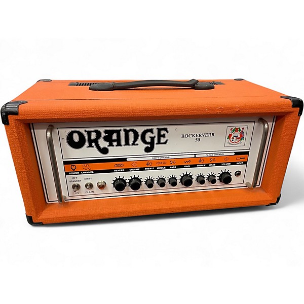 Used Orange Amplifiers ROCKERVERB 50 MKI Tube Guitar Amp Head