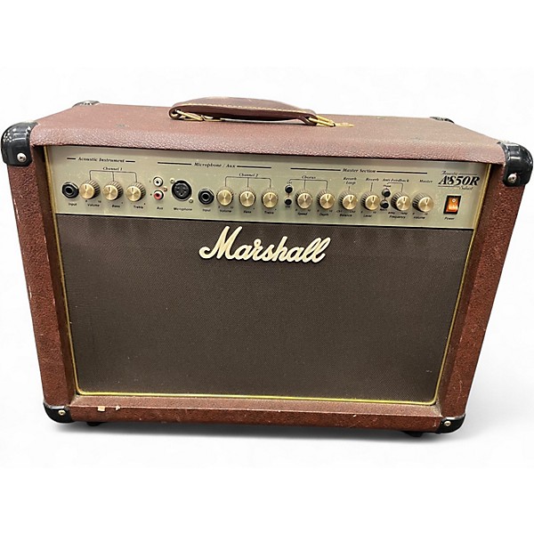 Used Marshall AS50R 50W 2X8 Acoustic Guitar Combo Amp