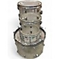 Vintage 1970s Ludwig 4 Piece vistalite acrylic clear kit Clear Drum Kit thumbnail